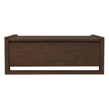 Malik Mindi Wood Storage Ottoman